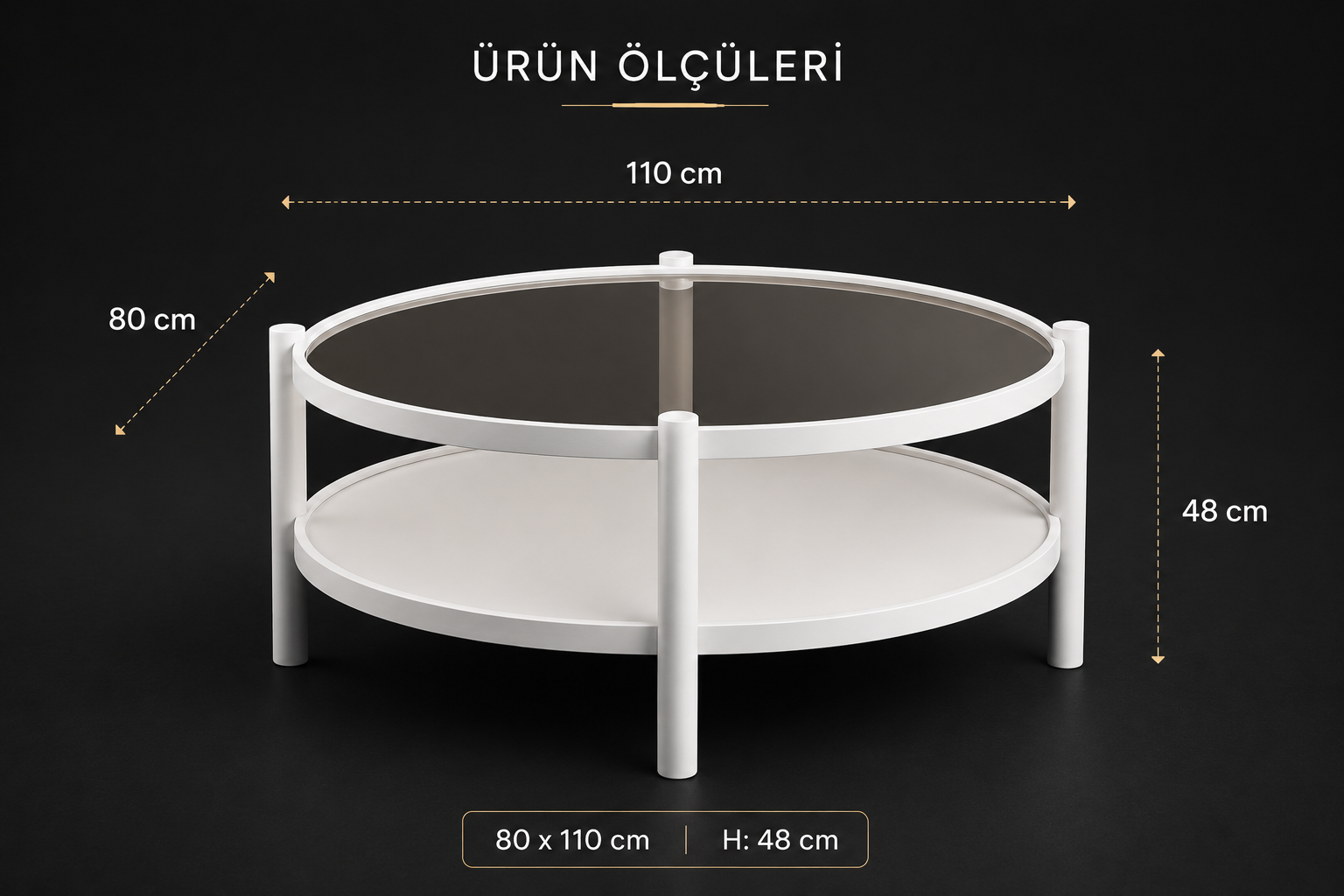 Magnum Orta Sehpa - Görsel 9