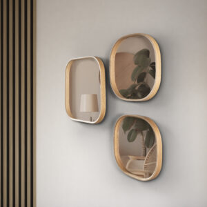 Square Dekoratif Ayna 3 lü set