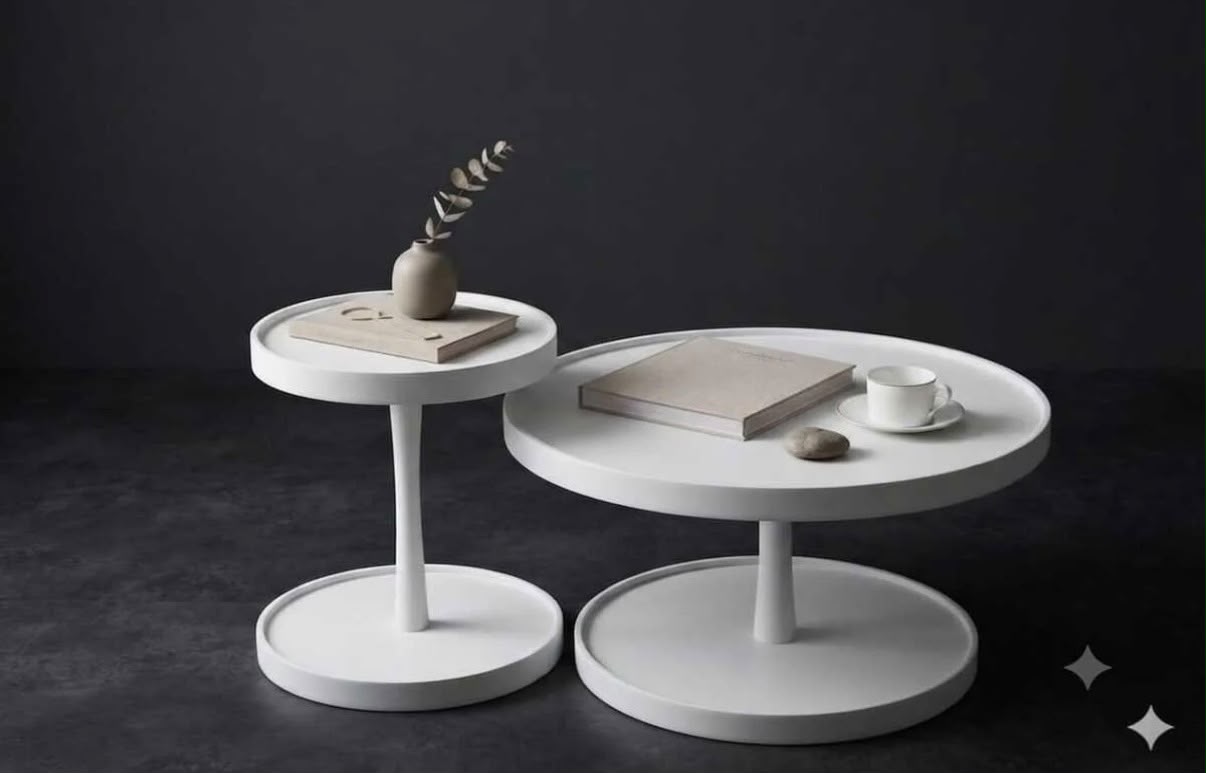 Cosmos Orta ve Yan Sehpa 2'li Set - Görsel 3