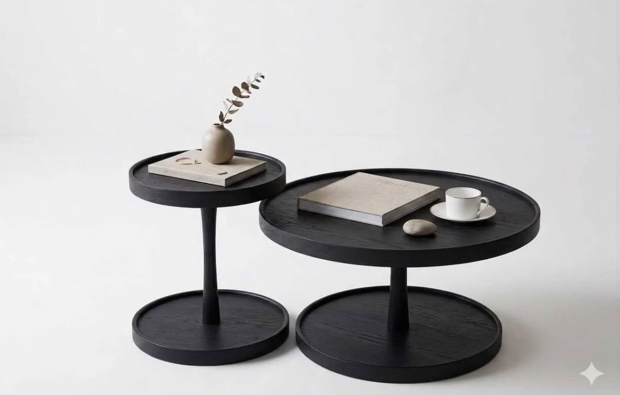 Cosmos Orta ve Yan Sehpa 2'li Set - Görsel 8