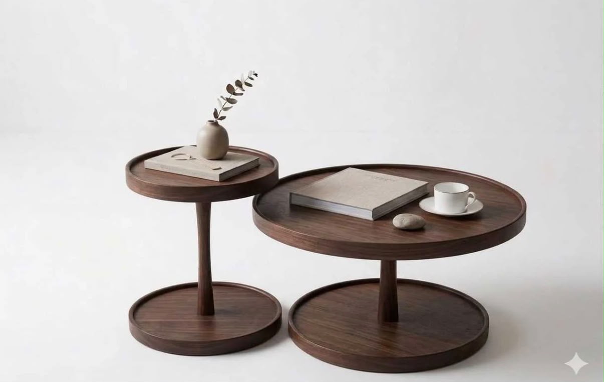 Cosmos Orta ve Yan Sehpa 2'li Set - Görsel 7